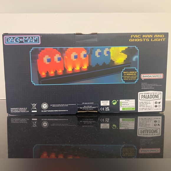 Pac-Man & Ghosts Desk Light Bandai Namco, Atari, Paladone, 80s, Retro, Pac Man - Picture 3 of 9